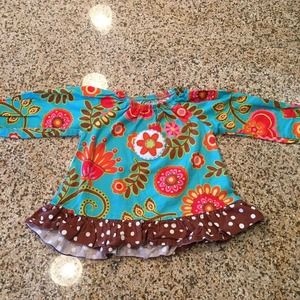 Baxter & Beatrice Size 18 Months Girls Multicolor Fall Floral Long Sleeve Top